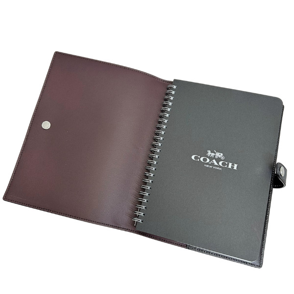 coach ノートブックカバー　未使用品 COACH 国内発送 コーチ ノート レディース メンズ レザー スター