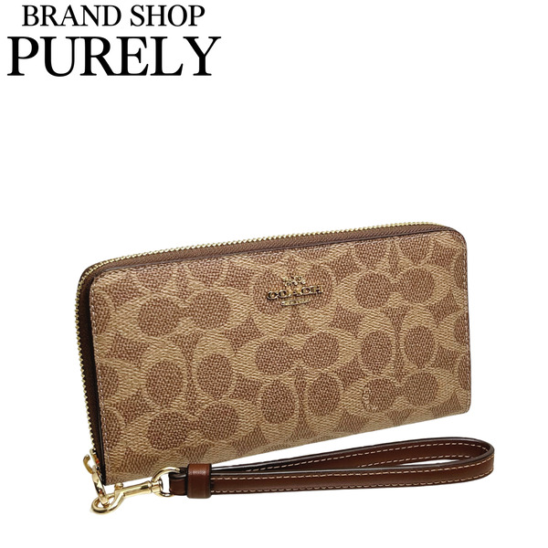 COACH 国内発送 コーチ 財布 レディース 長財布 シグネチャー
