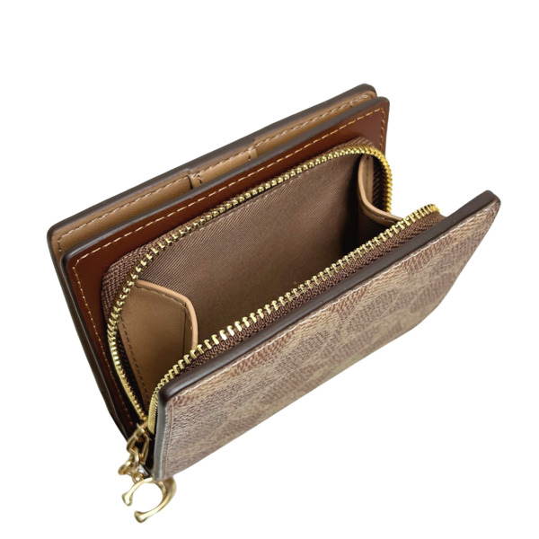 【新品】コーチCOACH日本限定マネークリップジップウォレット財布シグネチャー COACH 国内発送 コーチ 財布 レディース 折り財布 シグネチャー