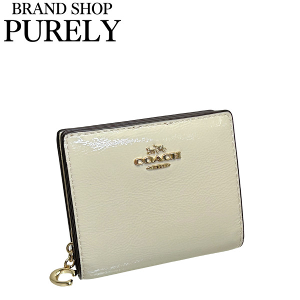 COACH財布　シグネチャーパテントレザー COACH（コーチ） 国内発送 財布 レディース 折り財布 シグネチャー