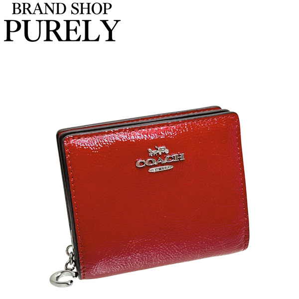COACH（コーチ） 国内発送 財布 レディース 折り財布 パテント レザー