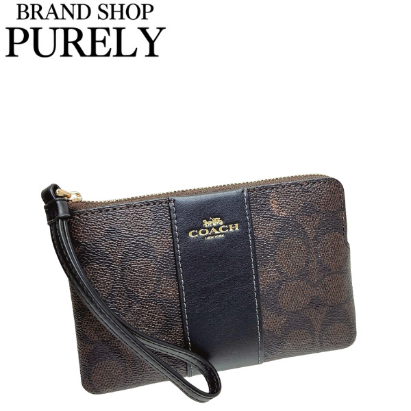 COACH（コーチ） 国内発送 ポーチ レディース 小物入れ シグネチャー