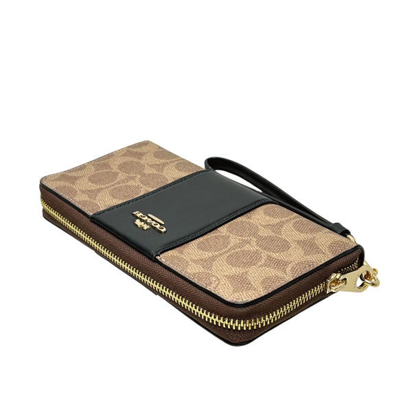 新品✨ 【コーチ／COACH】 シグネチャー ラウンド ファスナー ウォレット COACH コーチ 長財布 ロングウォレット ラウンドファスナー