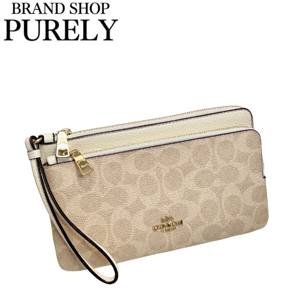 COACH（コーチ） 国内発送 財布 レディース ポーチ シグネチャー