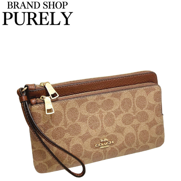 COACH（コーチ） 国内発送 財布 レディース ポーチ シグネチャー