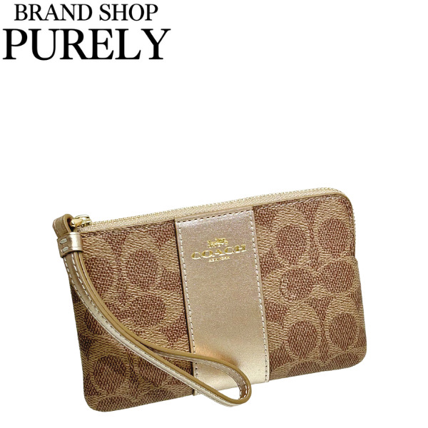 COACH（コーチ） 国内発送 ポーチ レディース 小物入れ シグネチャー