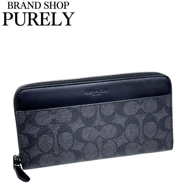 COACH（コーチ） 国内発送 財布 メンズ 長財布 シグネチャー