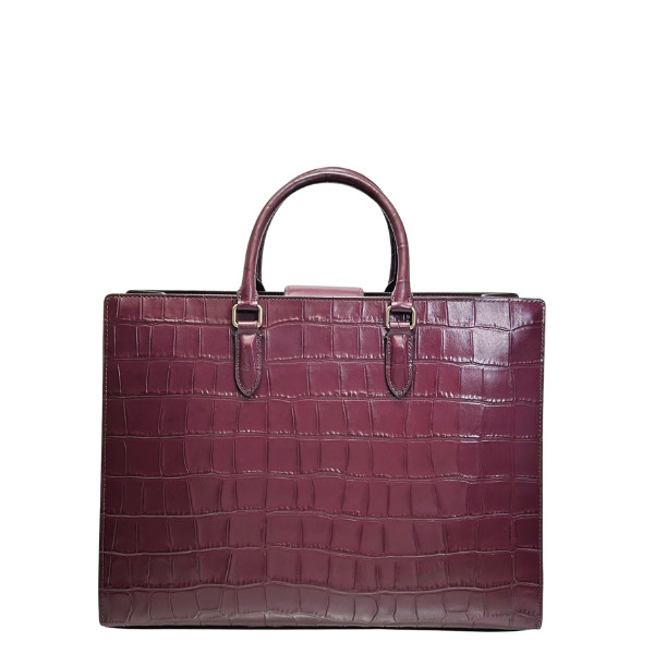 国内発送coach＊クロコダイル型押しレザー＊マギートートバッグ COACH 国内発送 コーチ バッグ レディース トートバッグ