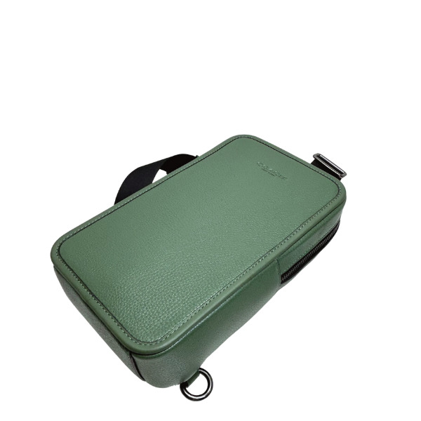 新品未使用✨COACH サリバン パック レザー ボディバッグ ハンターグリーン ショップレビュー ランキング 新品未使用✨COACH サリバン