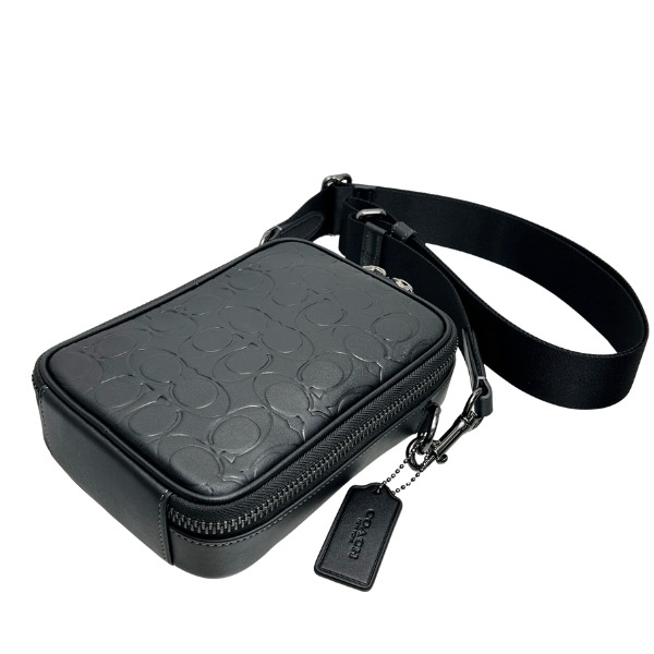 【未使用に近い】コーチ ショルダーバッグ ポシェット シグネチャー スタントン COACH - 【未使用に近い】コーチ ショルダーバッグ ポシェット