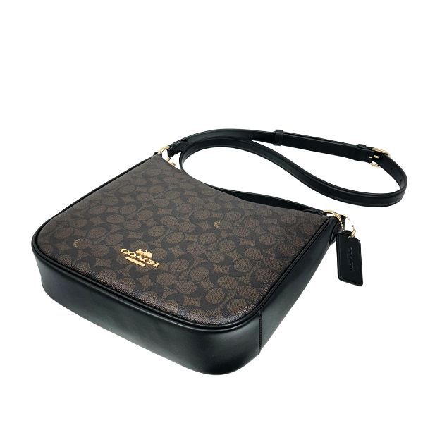 COACH(コーチ) GALLERY FILE BAG ギャラリーファイルバッグ ショルダーバッグ ブラック / 91148 【中古】【007】 COACH - COACH(コーチ) GALLERY FILE BAG ギャラリーファイルバッグ
