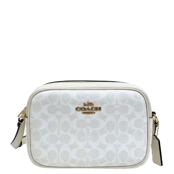 【極美品】コーチ　COACH　ホワイト・ブラック ボディバッグ COACH（コーチ） 国内発送 ショルダーバッグ レディース バッグ