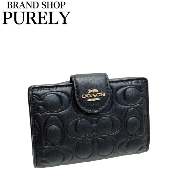 COACH 国内発送 コーチ 財布 レディース 折り財布 シグネチャー