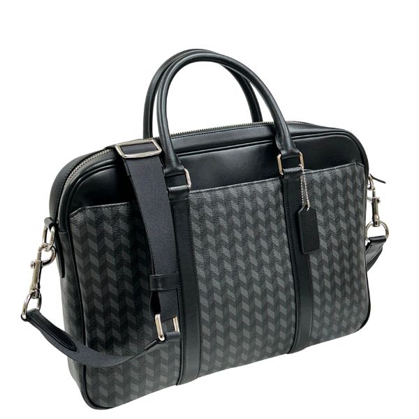 COACH ビジネスバッグ ブリーフケース シグネチャー COACH（コーチ） 訳あり 国内発送 バッグ メンズ ブリーフケース