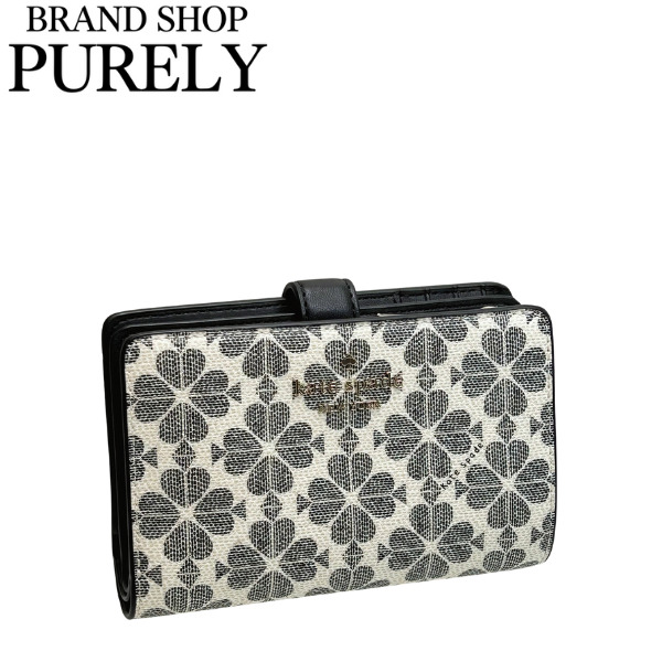 ケイトスペード 折り財布 犬 花 kate spade NEW YORK - 【新品】ケイトスペード フラワー ドッグ 犬 二