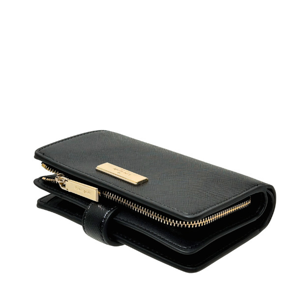 【美品】kate spade ケイトスペード 折り財布 レザー 無地 1033 kate spade NEW YORK（ケイト・スペード ニューヨーク） 国内発送