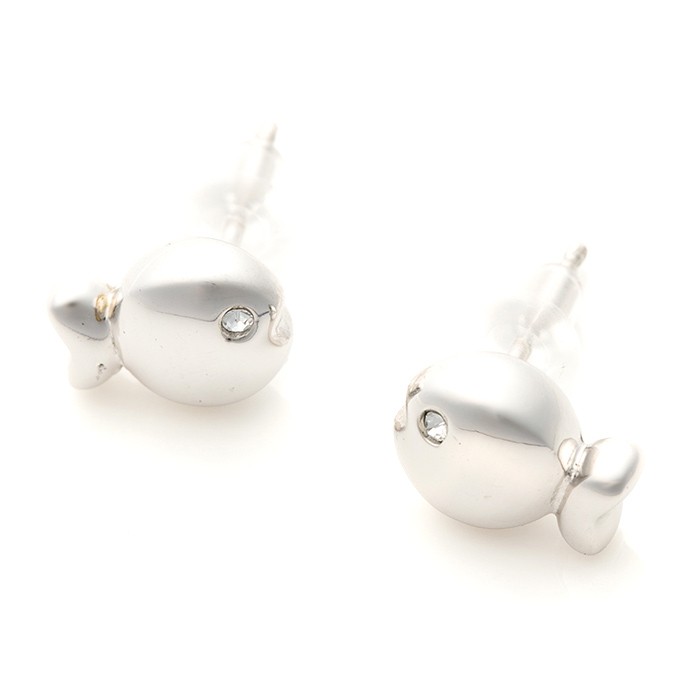 ピアス クリスタルガラス シルバー925 魚 : 678-0h090-630 : purepoche