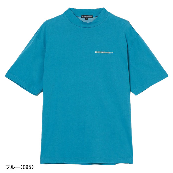 Rosasen（ロサーセン） 半袖 モックネックシャツ クール天竺 メンズ