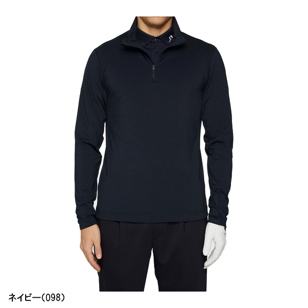 【新品タグ付】J.LINDEBERG ゴルフ 長袖 36 紺 J.LINDEBERG（ジェイリンドバーグ） J.リンドバーグ ゴルフ 長袖