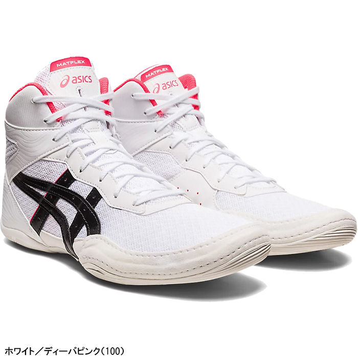 【ASICS】レスリングシューズ 28 ハイカット TWR325 ホワイト Asics TWR325 Boxing Wrestling Shoes White Black US10.5 (27.5