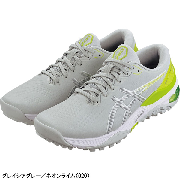 ASICS ゴルフシューズ ダイヤル式 ホワイト/グレー/オレンジ26.5cm 楽天市場】ゴルフシューズ PGM ダイヤル式 BOA スパイクレス