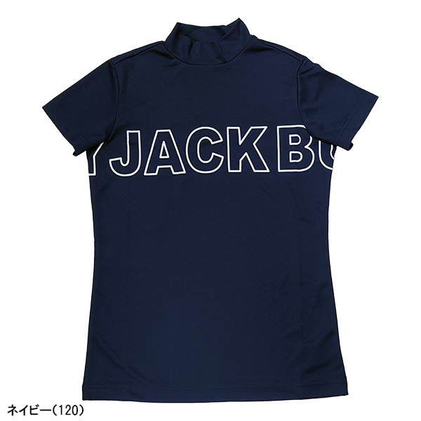Jack Bunny!!（ジャックバニー） レディース 半袖 モックネックシャツ
