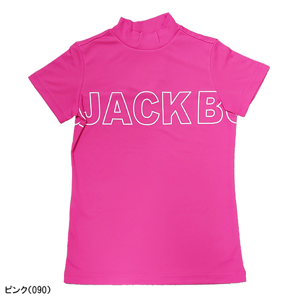 0サイズS 半袖 モックネックシャツ レディースゴルフウェア ジャックバニー Jack Bunny!!（ジャックバニー） レディース 半袖 モックネックシャツ
