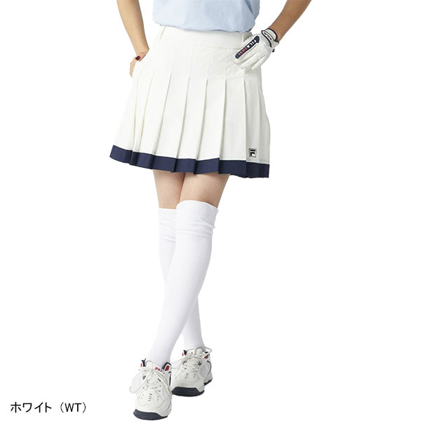 FILA GOLF レディース フィラ ゴルフ 裾ラインプリーツスカート 755