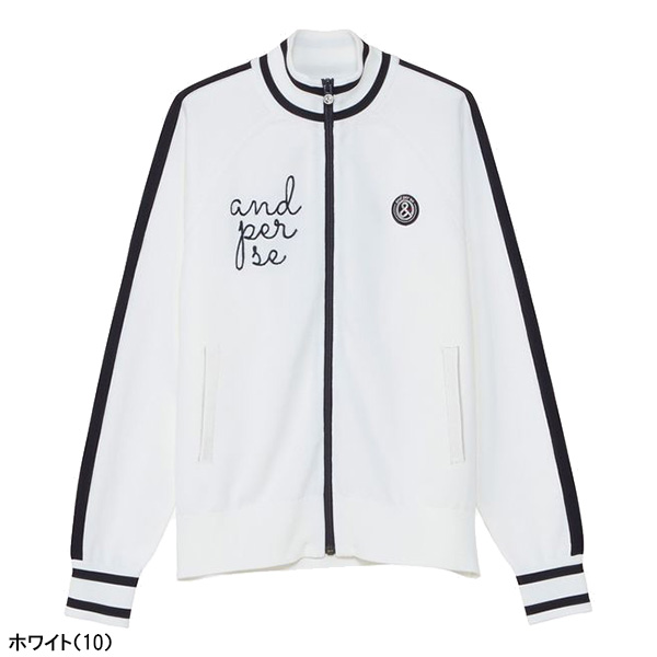and per se（アンパスィ） レディース 長袖 フルジップブルゾン