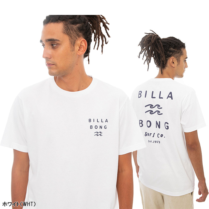 在庫処分 ビラボン BILLABONG 半袖 クリーンロゴ Tシャツ メンズ BD011-204