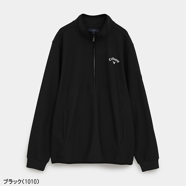 Callaway（キャロウェイ） 長袖 ハーフジップ モックネックシャツ 裏