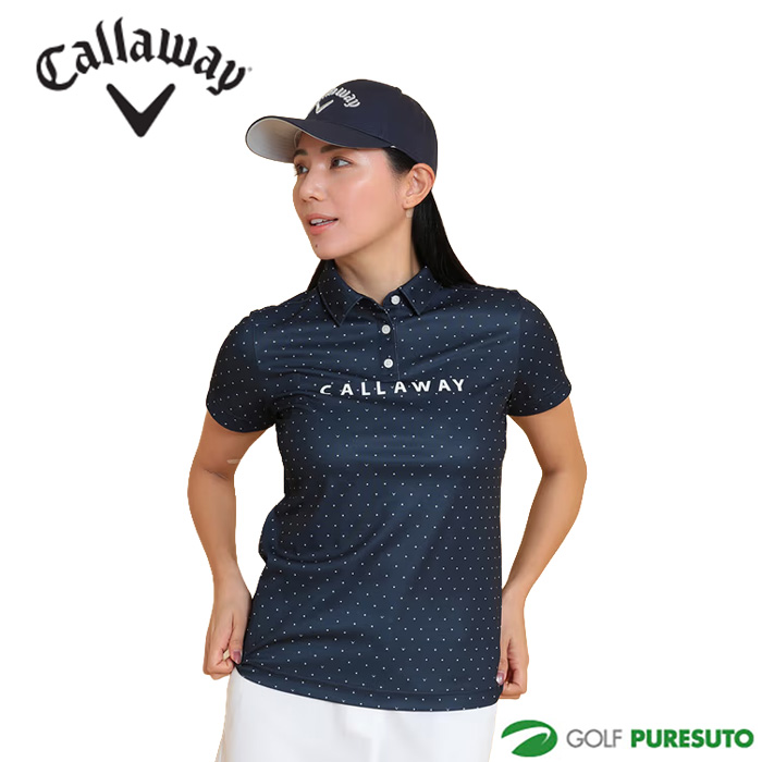 Callaway（キャロウェイ） レディース ポリエステル メッシュドット柄