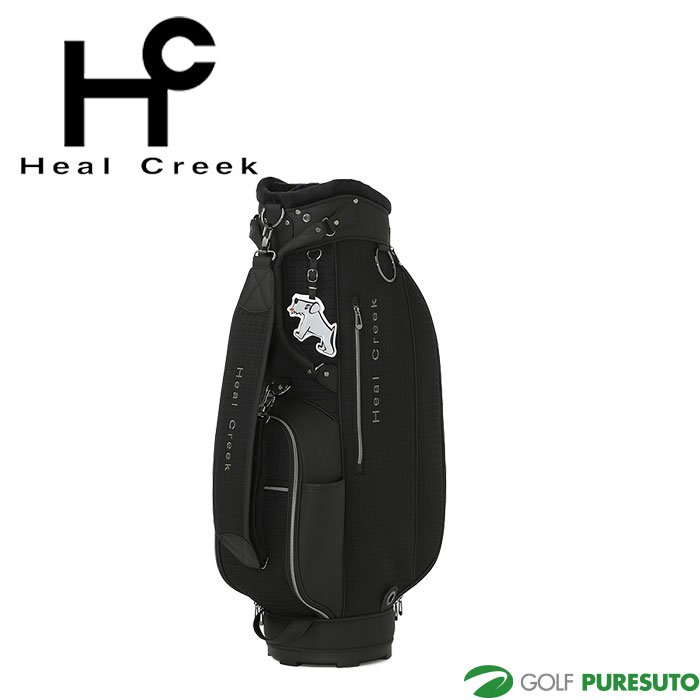Heal Creek ゴルフバッグ ブラック Heal Creek 【予約販売】ヒールクリーク 8.5型 ネオプレーン