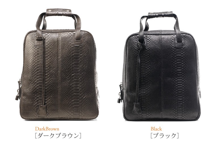 アレンヌ ダイヤモンドパイソンリュックサック(No.06000242-mens-1