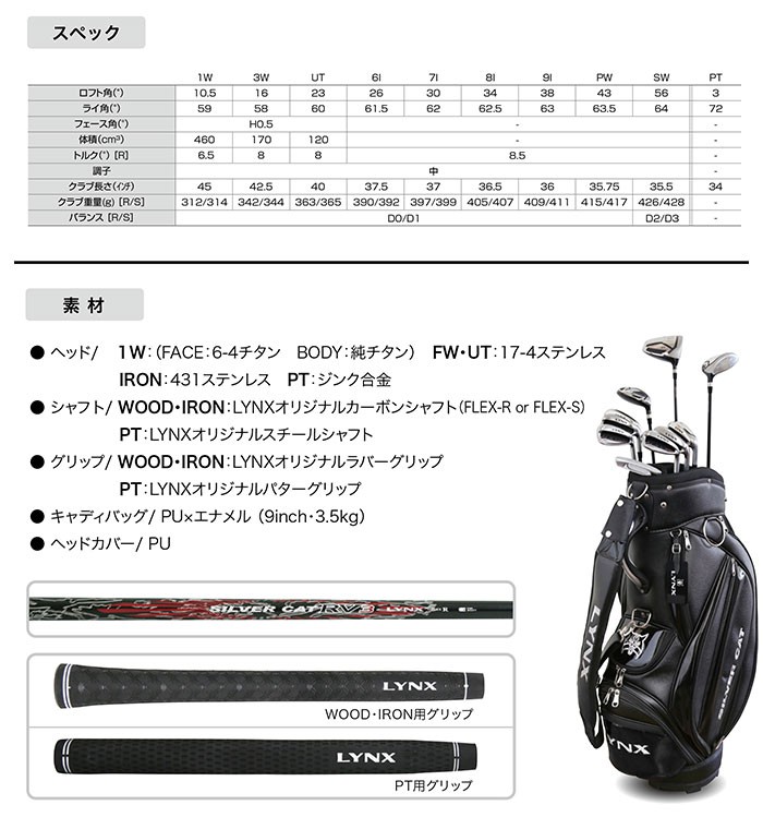 Lynx（リンクス） 【ワケアリ】リンクス シルバーキャット RV3