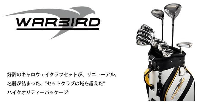 キャロウェイ WARBIRD ウォーバード クラブセット 2019年モデル 10本セット（1W、5W、#5〜#9、PW、SW、PT）+キャディバッグ  日本仕様