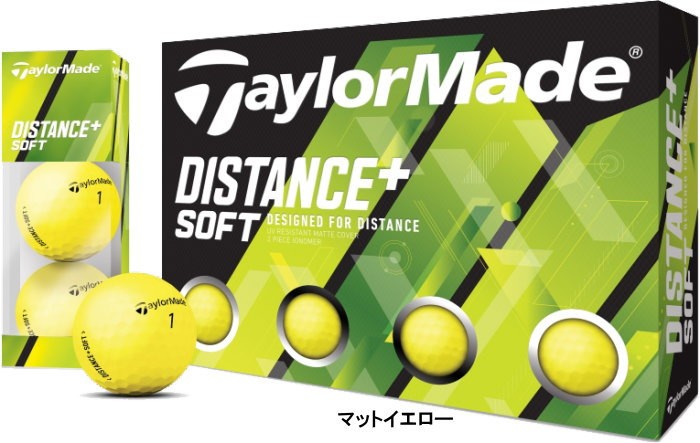 【日本仕様】テーラーメイド ゴルフボール ディスタンスプラス ソフト ボール 2ダースセット | DISTANCE | 02