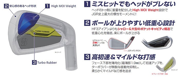 ブリヂストン TOUR B JGR アイアン 5本セット（#6-PW）Diamana 50 for