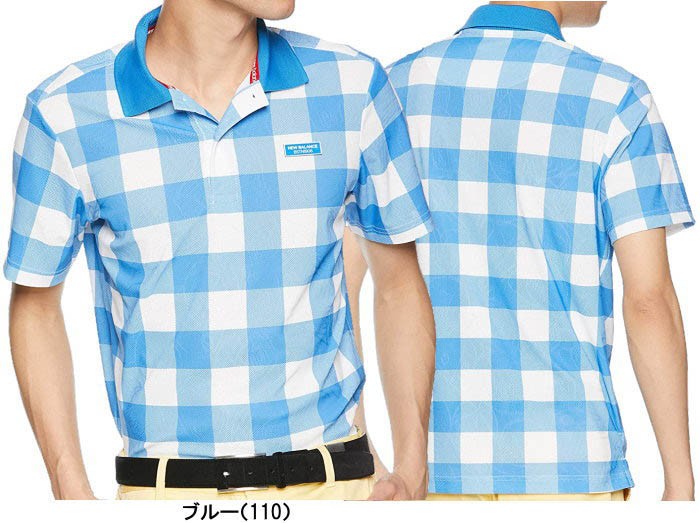 ニューバランス ゴルフ 半袖ポロシャツ メンズ ヘッドウェア 