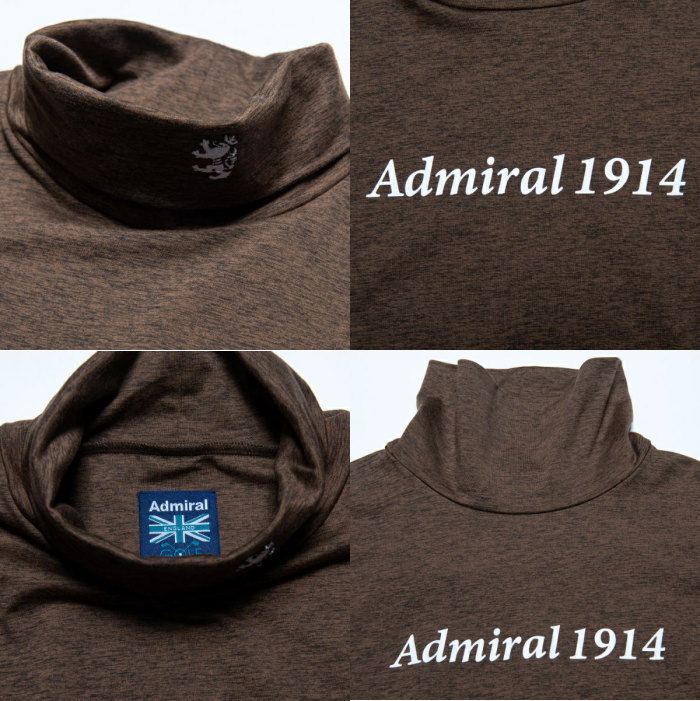 にします アドミラルゴルフ ゴルフ プレスト 通販 Paypayモール 長袖 タートルネックシャツ 杢ベアテン メンズ Adma095