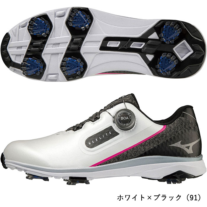 MIZUNO（ミズノ） ゴルフシューズ ネクスライト SL ボア 3E相当 防水