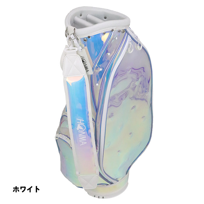 ゴルフ ホンマ キャディバック 白 オーロラ　非売品 ホンマキャディバッグオーロラシリーズホワイト
