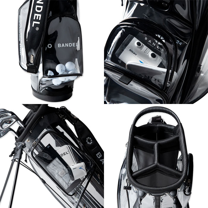 BANDEL - BANDEL キャディバッグ ゴルフ ブラック クリア スタンド式 9.5型 imgrc0087603688.jpg