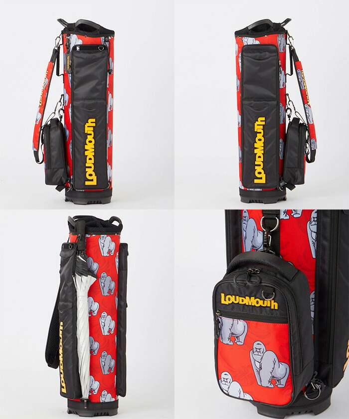 LOUDMOUTH ラウドマウス　キャディーバッグ LOUDMOUTH (ラウドマウス) キャディバッグ マルチカラー