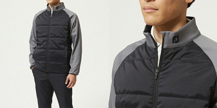 FootJoy（フットジョイ） 長袖 フルジップ ハイブリッド 中綿