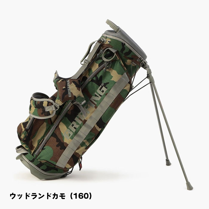 BRIEFINGブリーフィング スタンドキャディバッグCR-4 カモフラ
