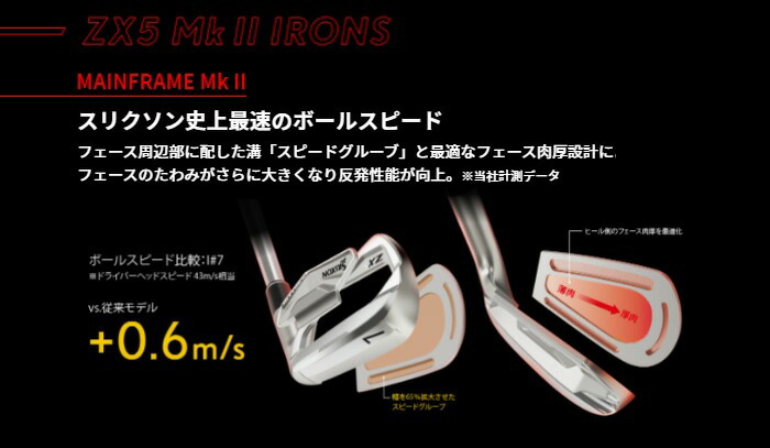 SRIXON ダンロップ スリクソン ZX5 MK II アイアン 単品（#4、AW、SW