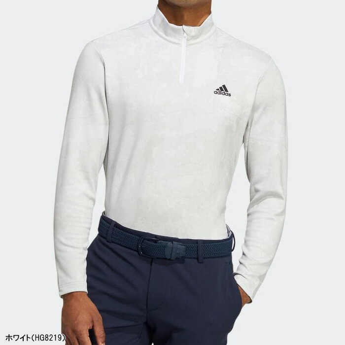 adidas（アディダス） ゴルフ 長袖 ハーフジップ ストレッチ ジップ