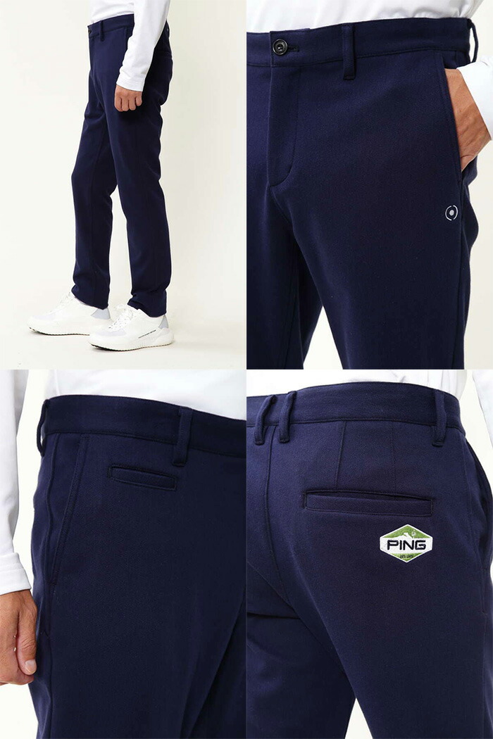 新品 ピン ゴルフ ストレッチ ボンディング パンツ 起毛 保温性 黒 L 新品 ピン ゴルフ ストレッチ ボンディング パンツ 起毛 保温性