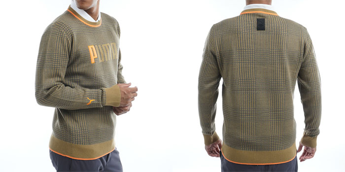 PUMA プーマ ゴルフ グラフィック クルー セーター 539399